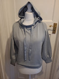 Ladies F&F Size 6 Bluey Grey Pullover Loungewear Top