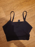 Ladies George Size XL Black Sleeveless Boob Tube Top