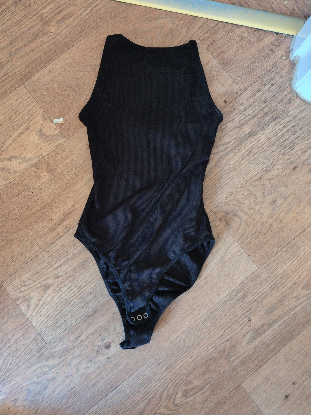 Ladies Topshop Size 6 Black Sleeveless Bodysuit