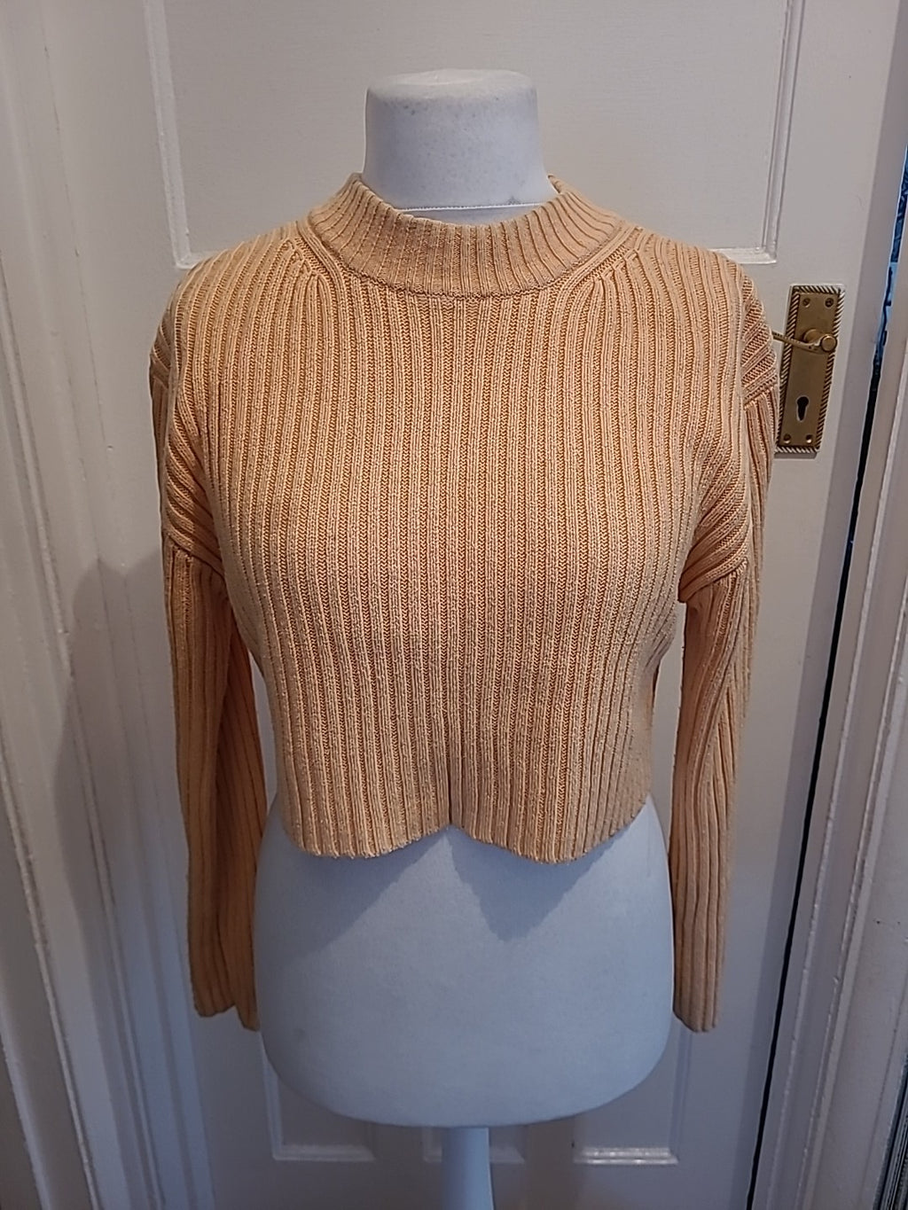 Ladies H&M Size XS Pale Orange Jumper