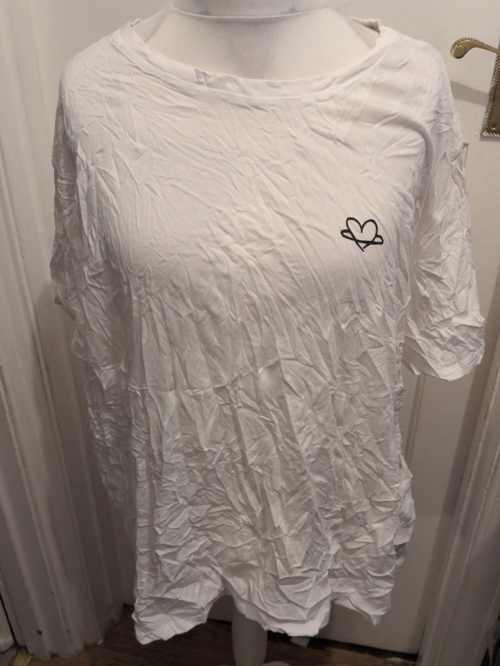 ASOS 28 White T-shirt Short Sleeve Print