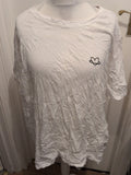 ASOS 28 White T-shirt Short Sleeve Print