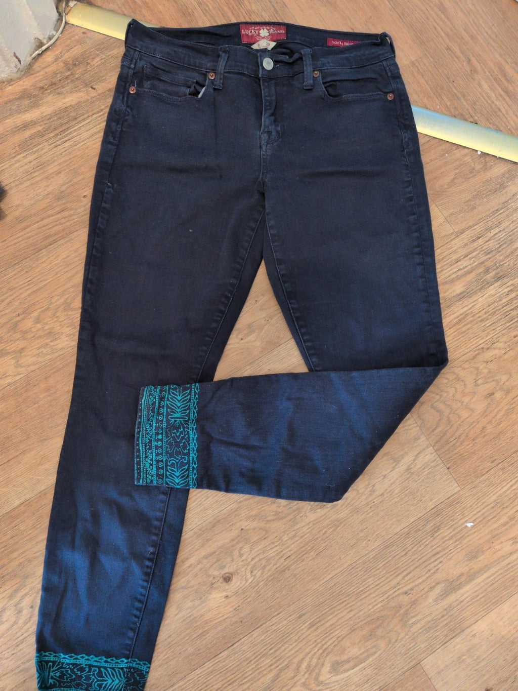 Lucky Brand Jeans 8 Sofia Skinny Navy