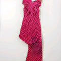 Ladies Shein Size XS Red Spotted Short Sleeved Jumpsuit