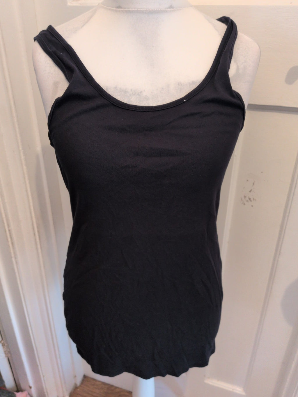 River Island 18 Black Sleeveless Vest Tank T-shirt