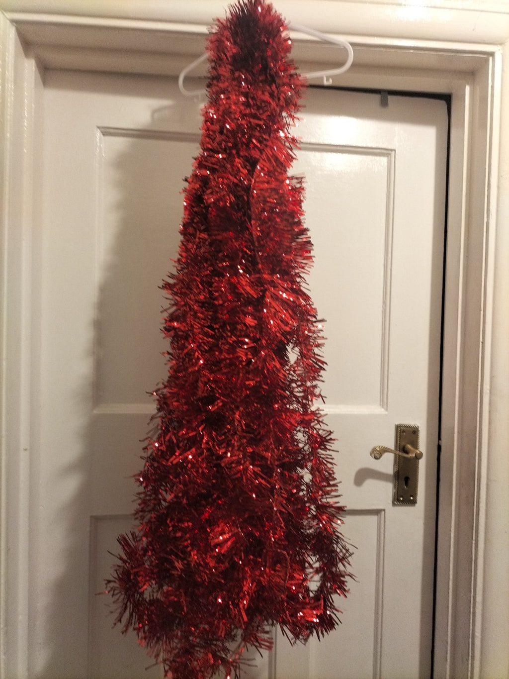 Brand new Red 2M Christmas decoration Tinsel