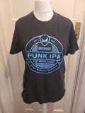 Mens Brewdog Size M Blue And Black Printed Tshirt