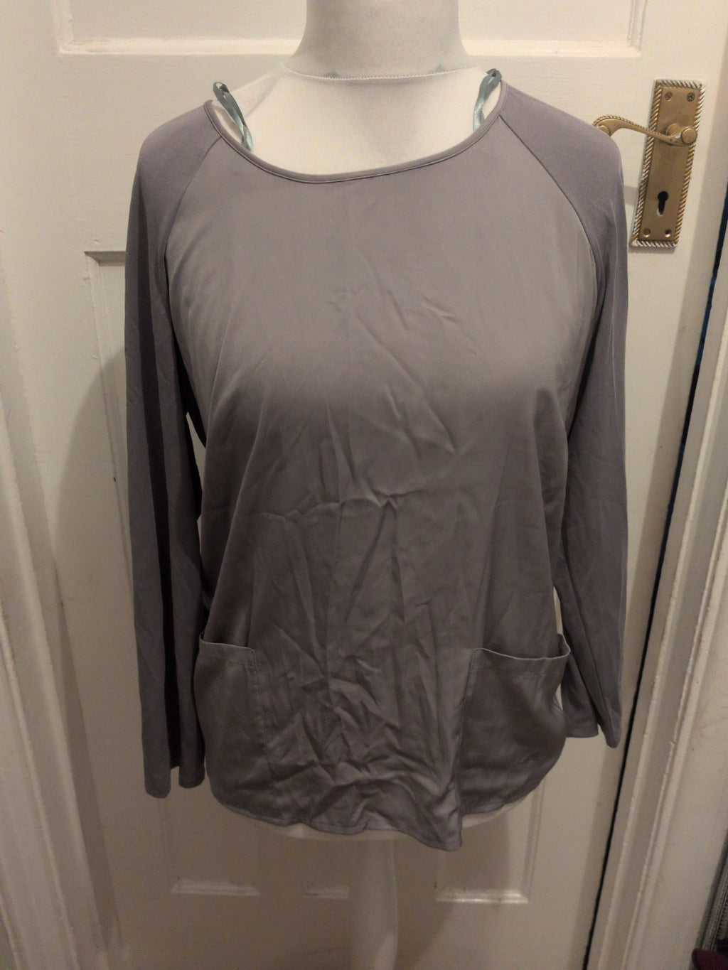 Kley 13 Silvery Long Sleeve Blouse