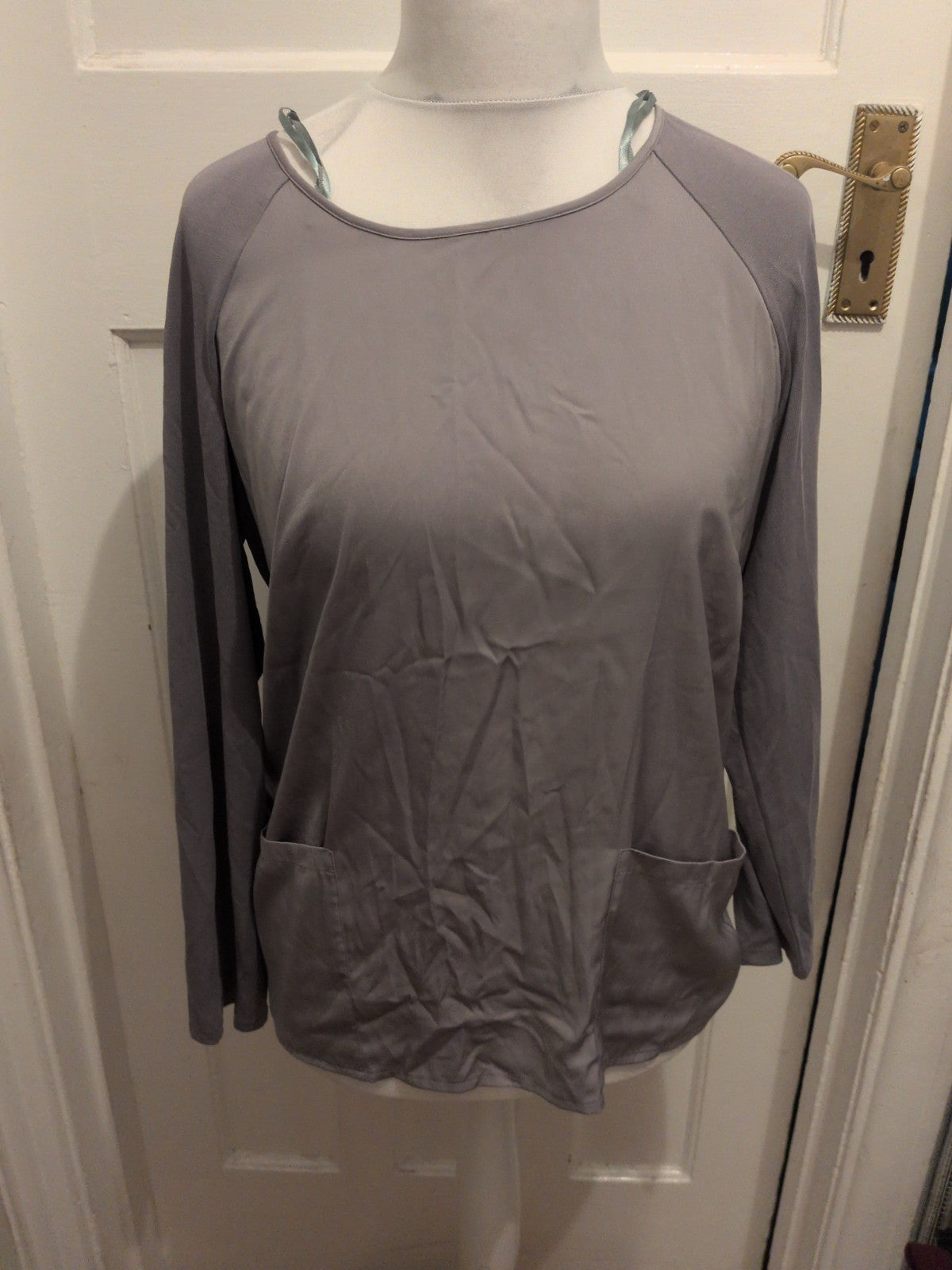 Kley 13 Silvery Long Sleeve Blouse