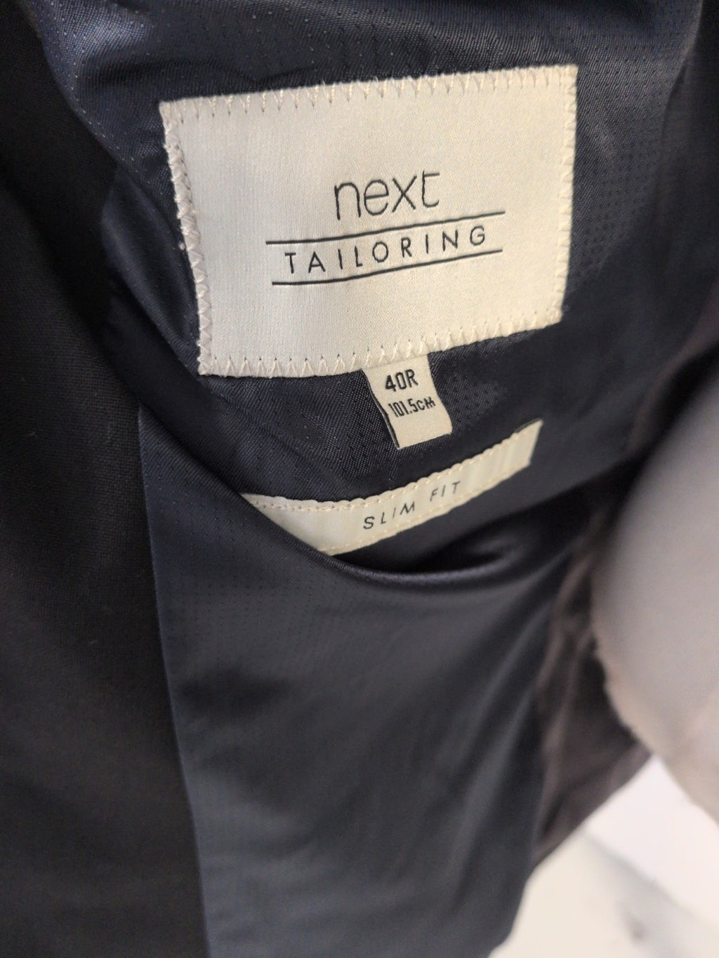 Next 40" Black Suit Jacket
