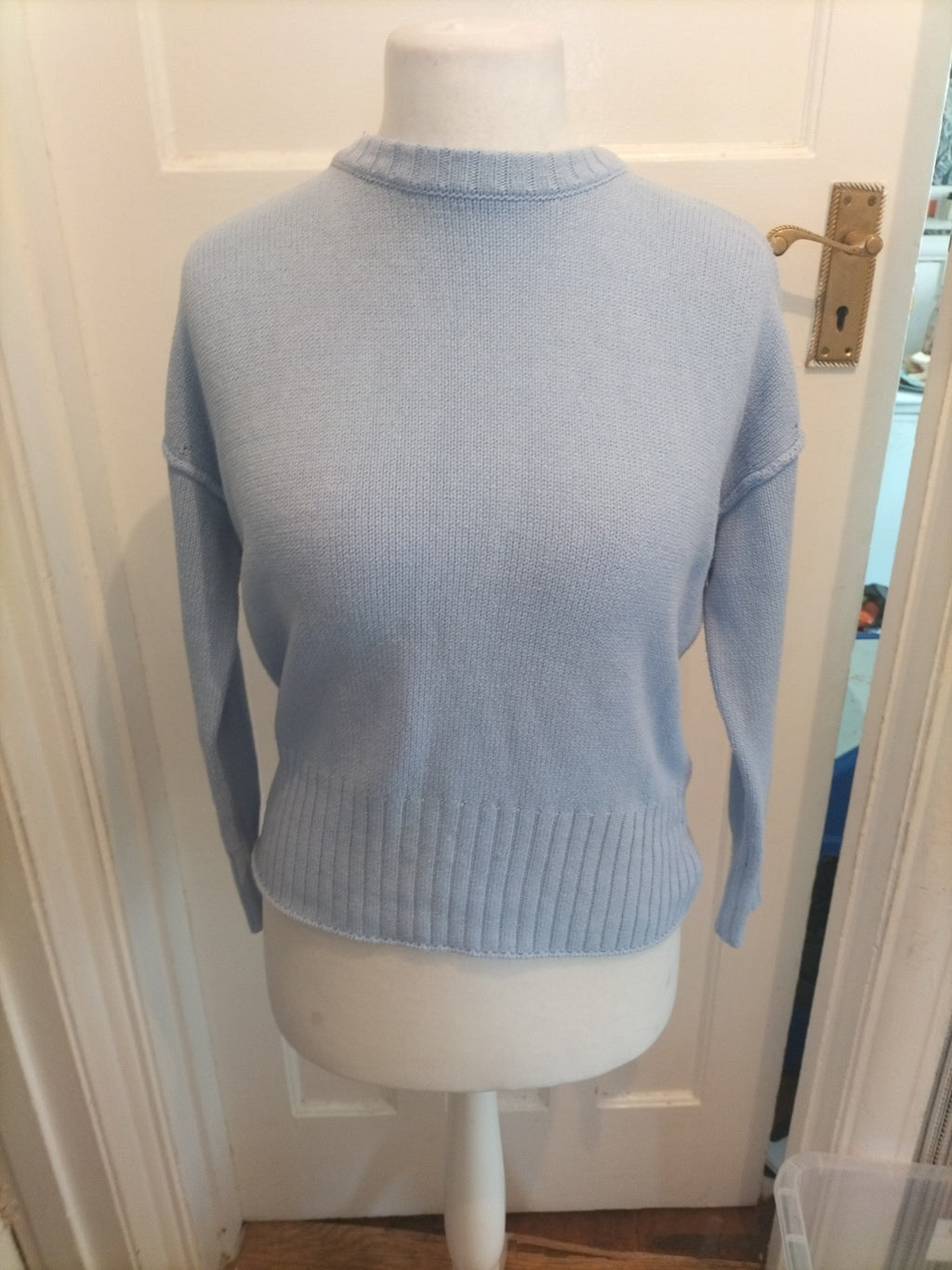 George 8-10 Blue Rib Pullover Jumper