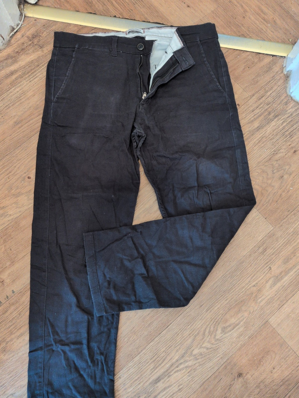 Mens Jack And Jones Size 32x30 Navy Loose Fit Chino