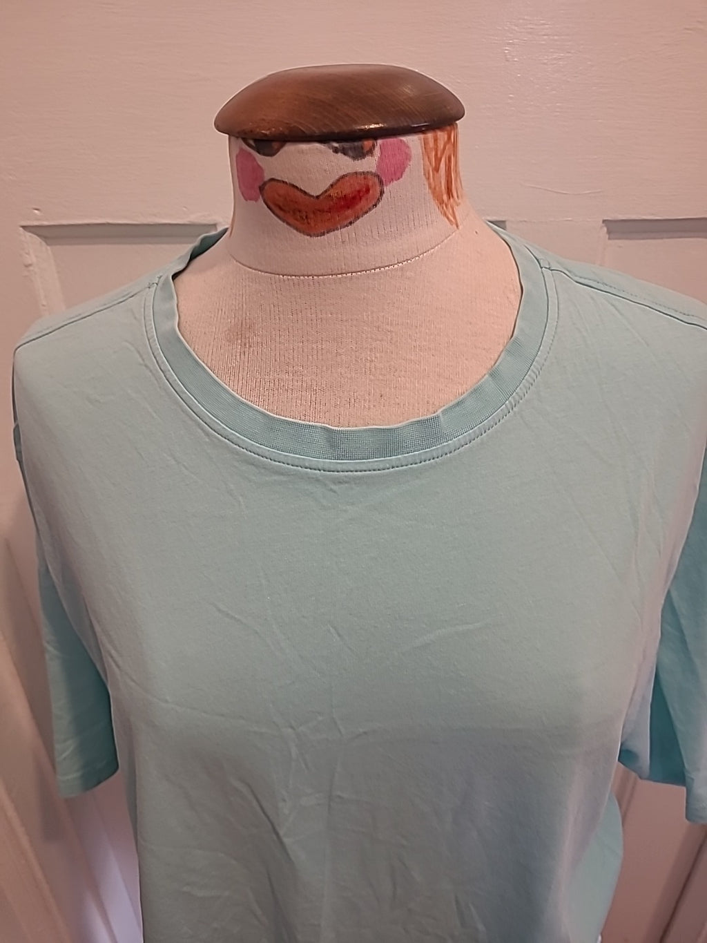 Mens Marks And Spencer Size 2xl Turquoise Short Sleeved Tshirt