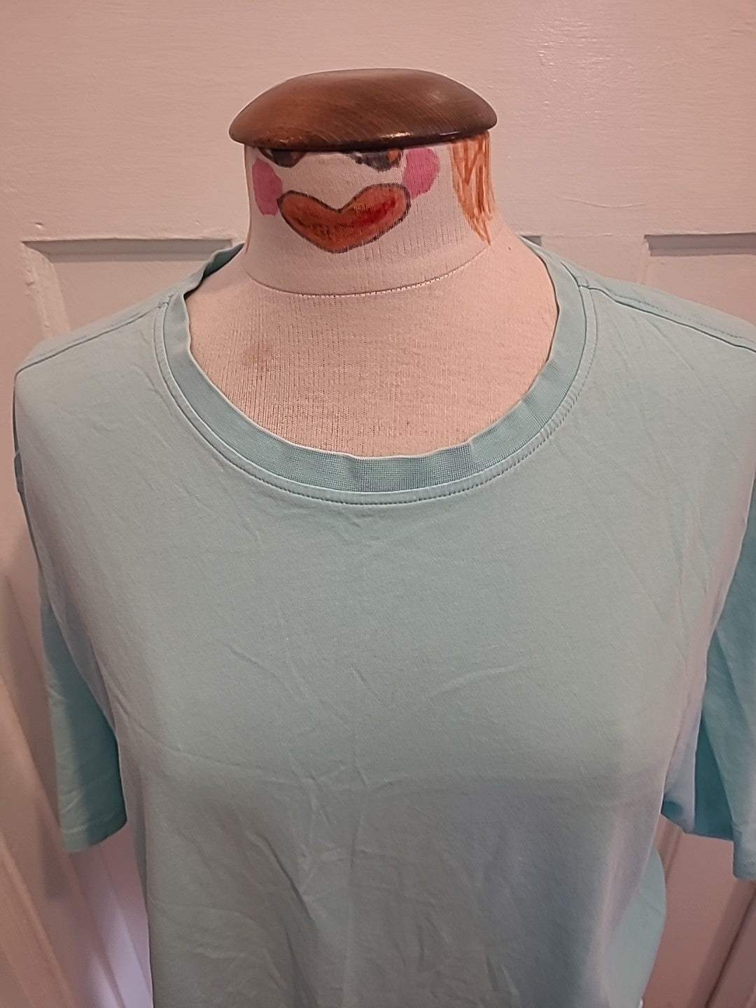 Mens Marks And Spencer Size 2xl Turquoise Short Sleeved Tshirt