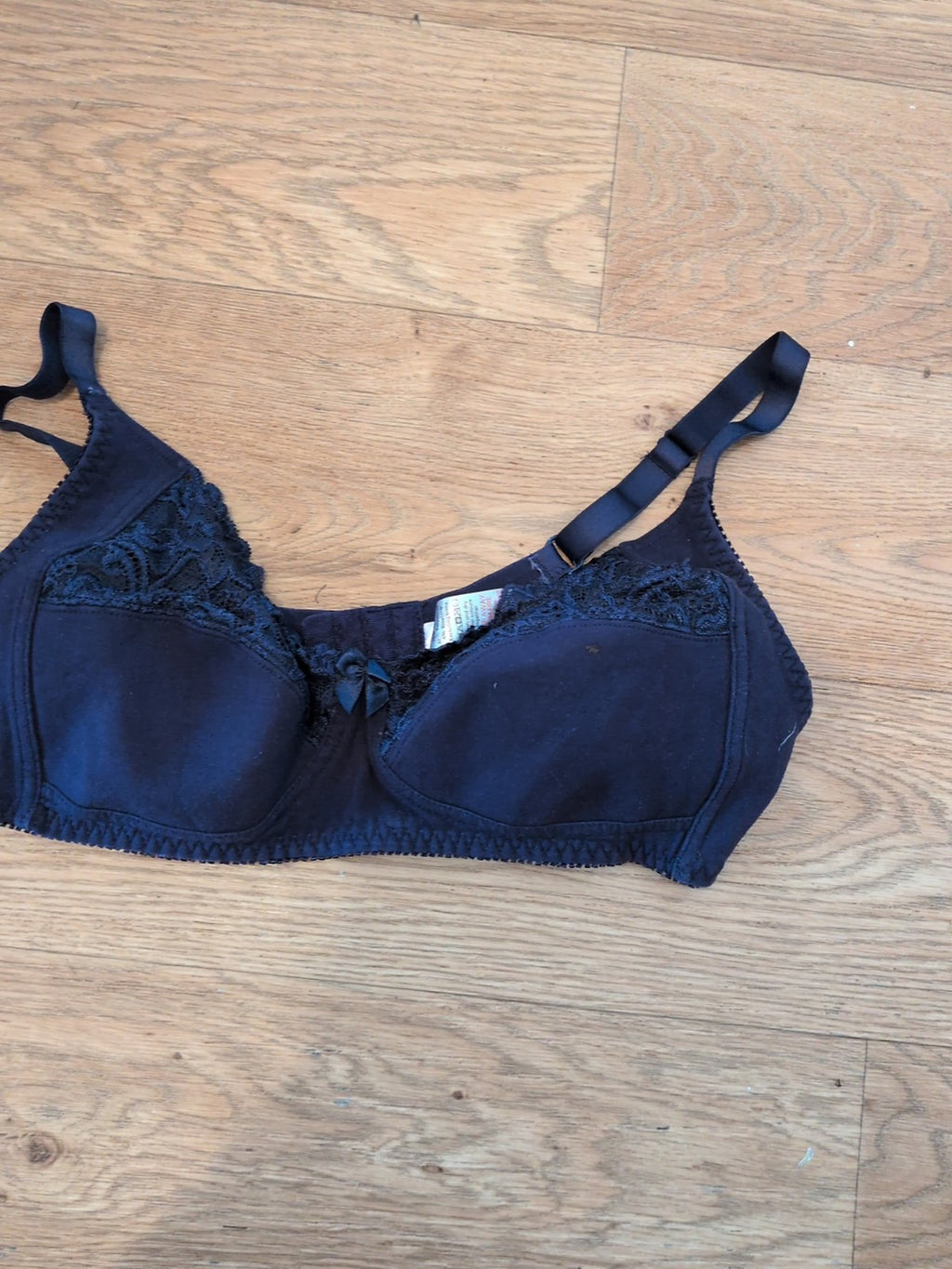 Bonmarche 38B Navy Un Padded No Wire Bra