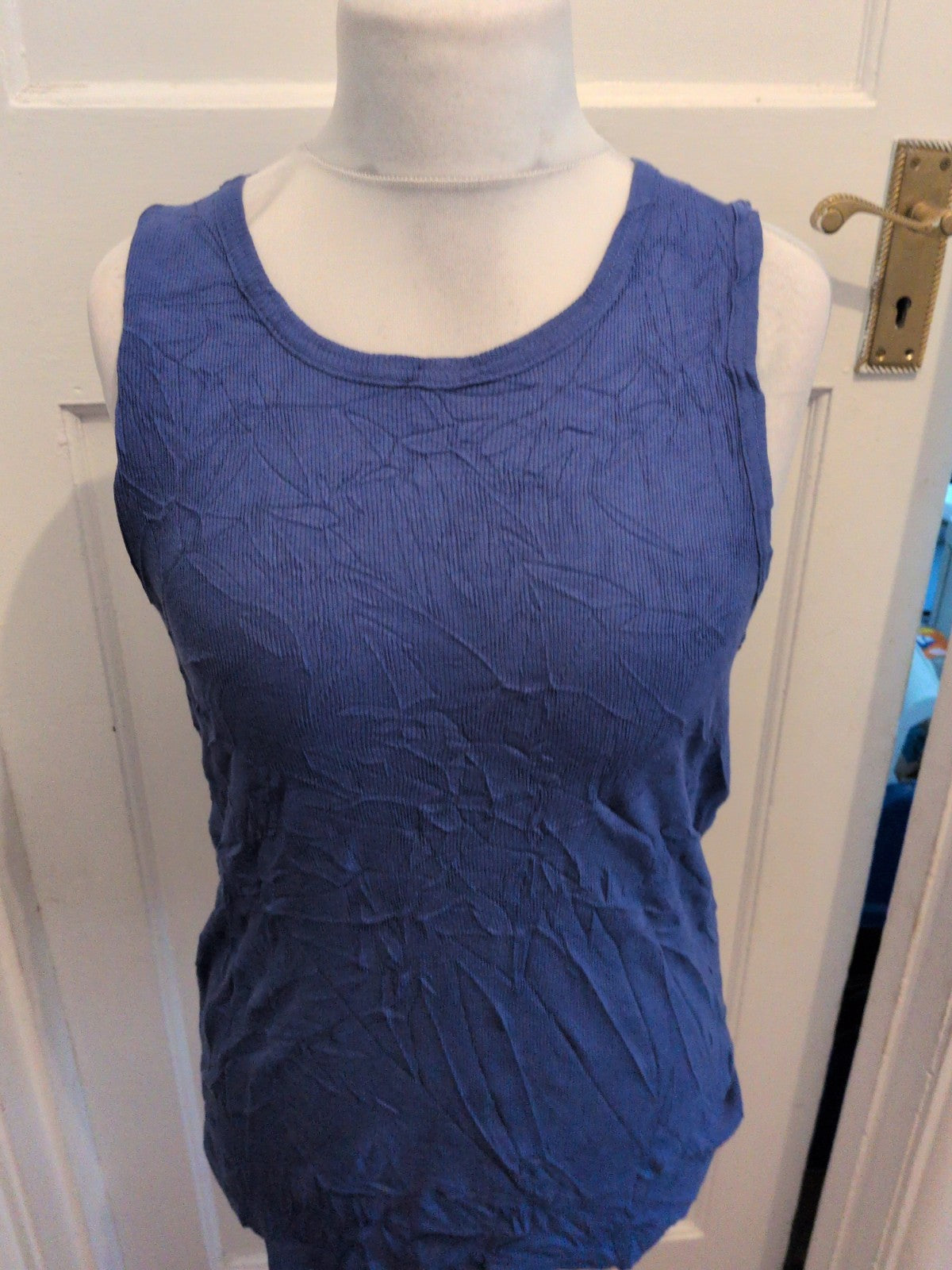 F&F Medium Deep Blue Vest Tank T-shirt Ladies