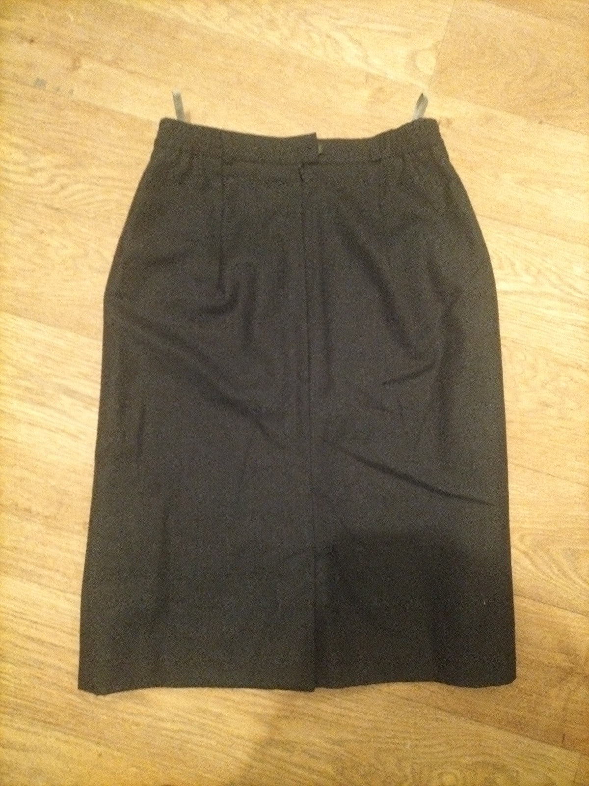 Ladies C&A Size 12S Dark Grey Lined Skirt