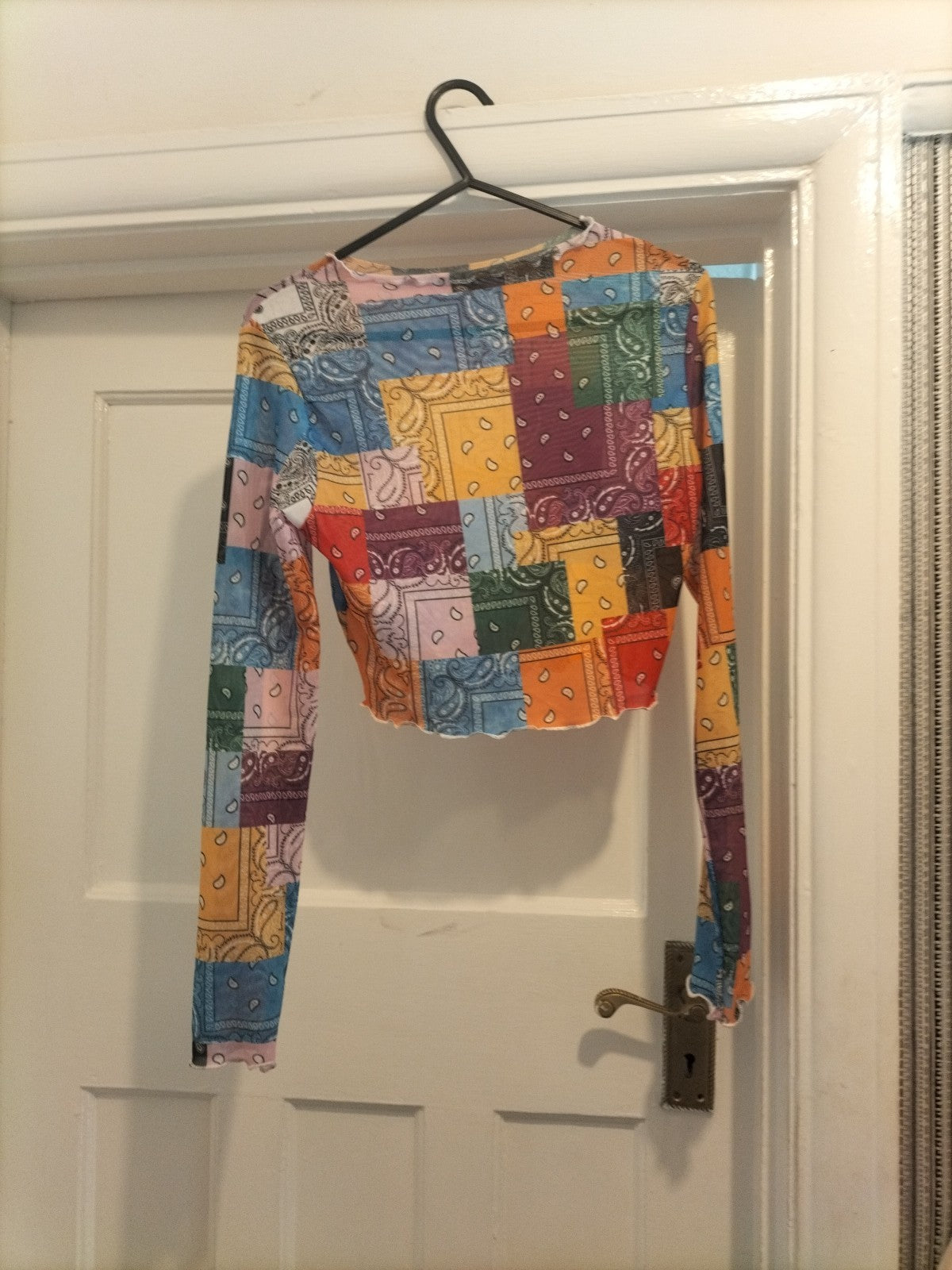 Ladies Shein Size XS Multi Long Sleeved Crop Top