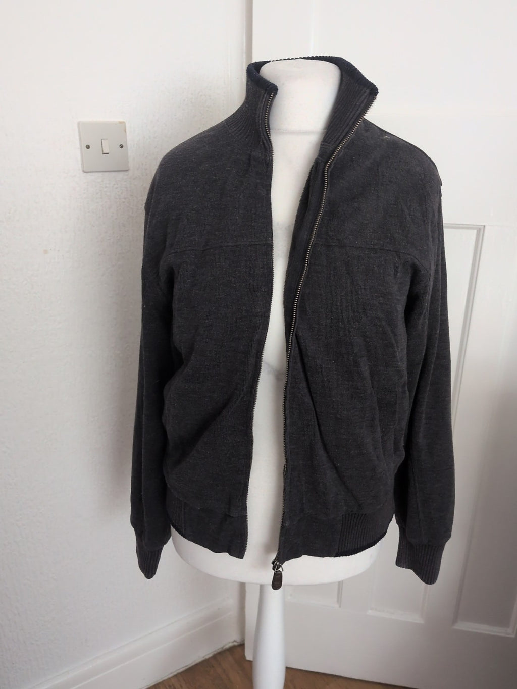 Blue Harbour Medium Fleece Lined Full Zip Jumper Navy