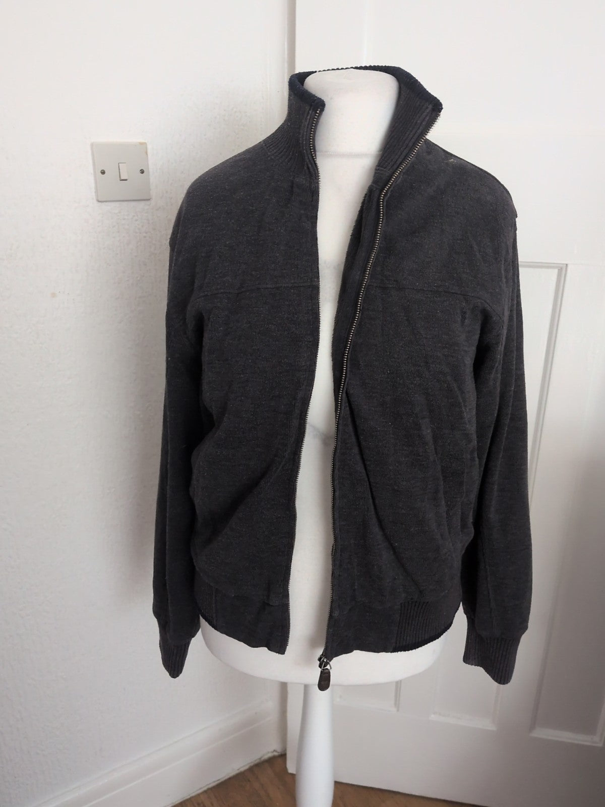 Blue Harbour Medium Fleece Lined Full Zip Jumper Navy