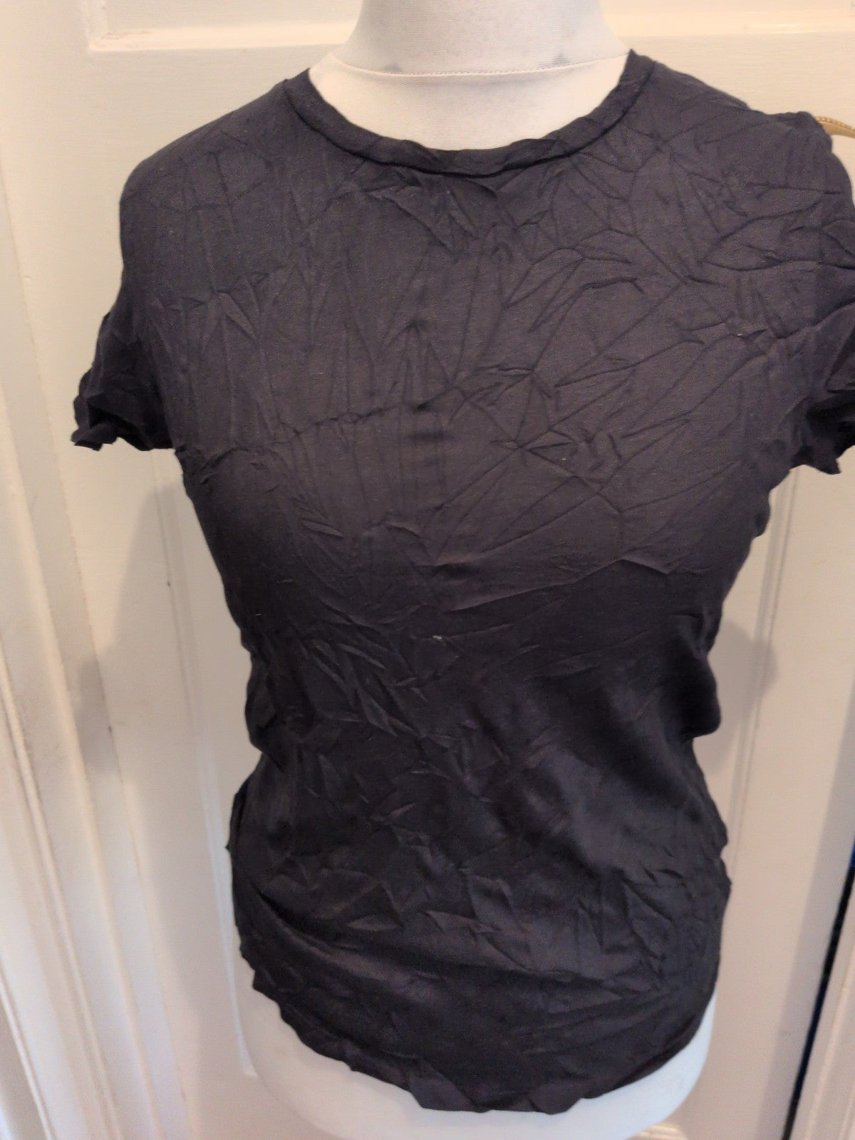 George T-shirt Ladies 10 Crew Neck Black
