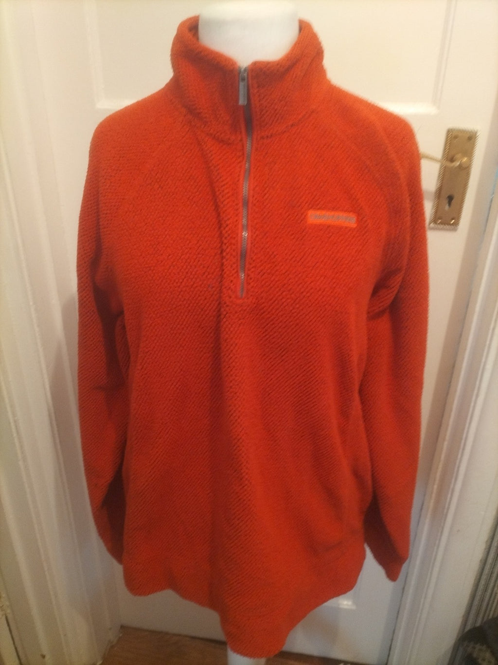 Mens Craighoppers Size XL Rust Burnt Orange Pullover Jumper
