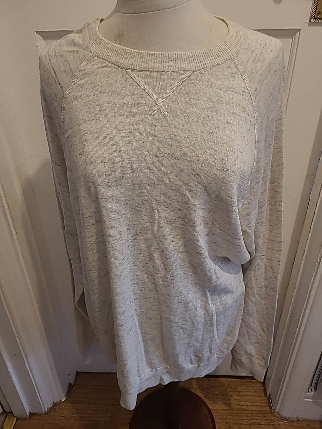 Brand New Mens H&M Size XL Ivory Pullover Jumper