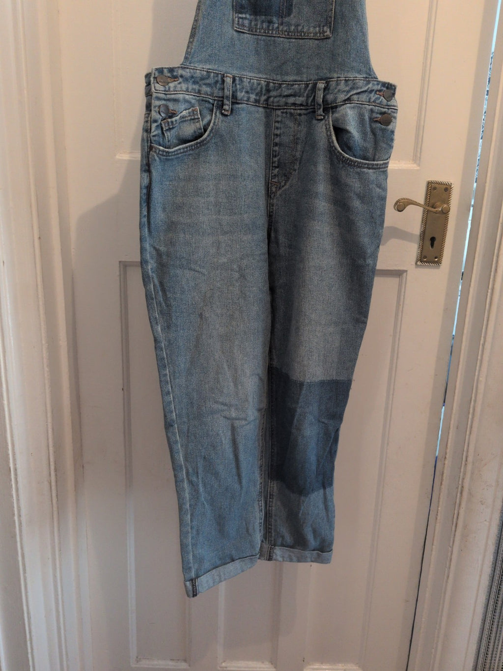 Ladies New Look Size 10 Denim Sleeveless Dungaree