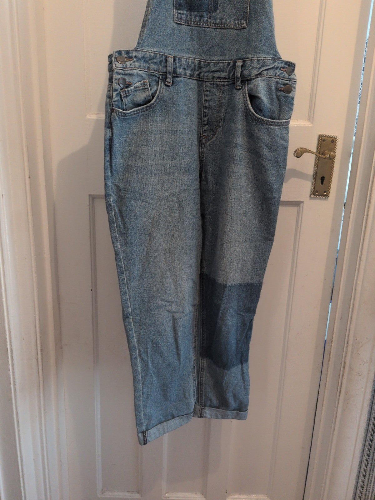 Ladies New Look Size 10 Denim Sleeveless Dungaree