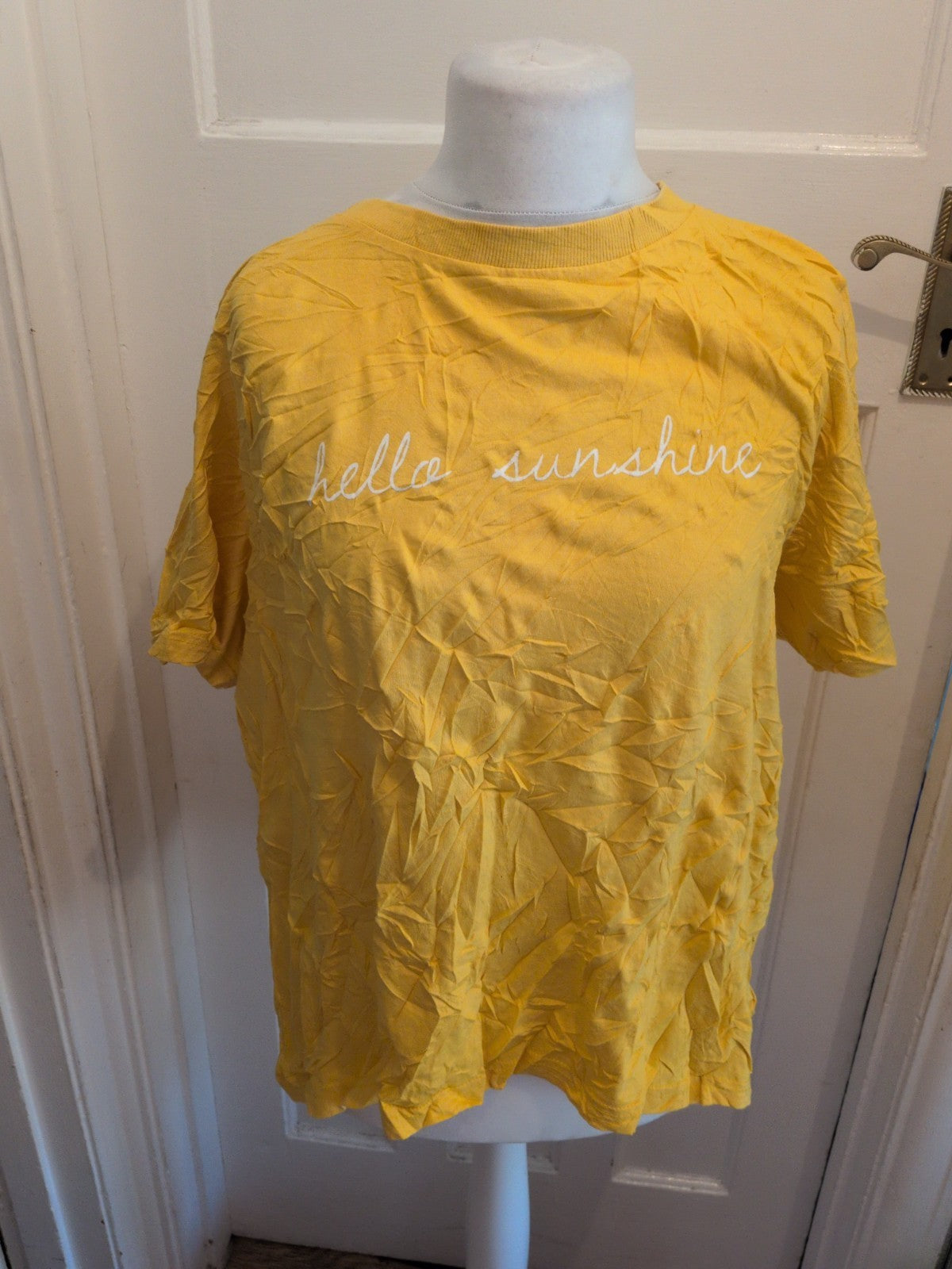 Daisy Curve 24 Yellow Printed Short Sleeve T-shirt