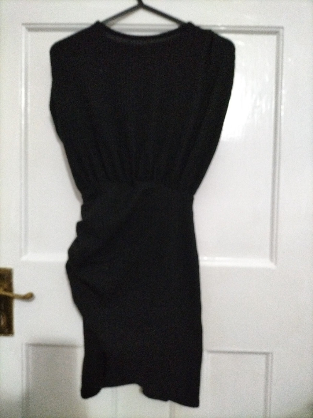 Ladies Asos Size 4 Black Backless Sleeveless Dress