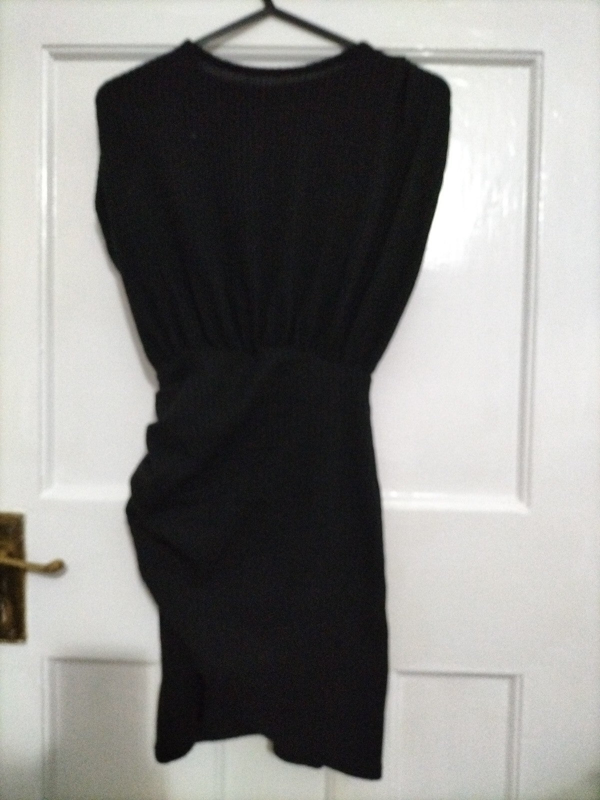 Ladies Asos Size 4 Black Backless Sleeveless Dress