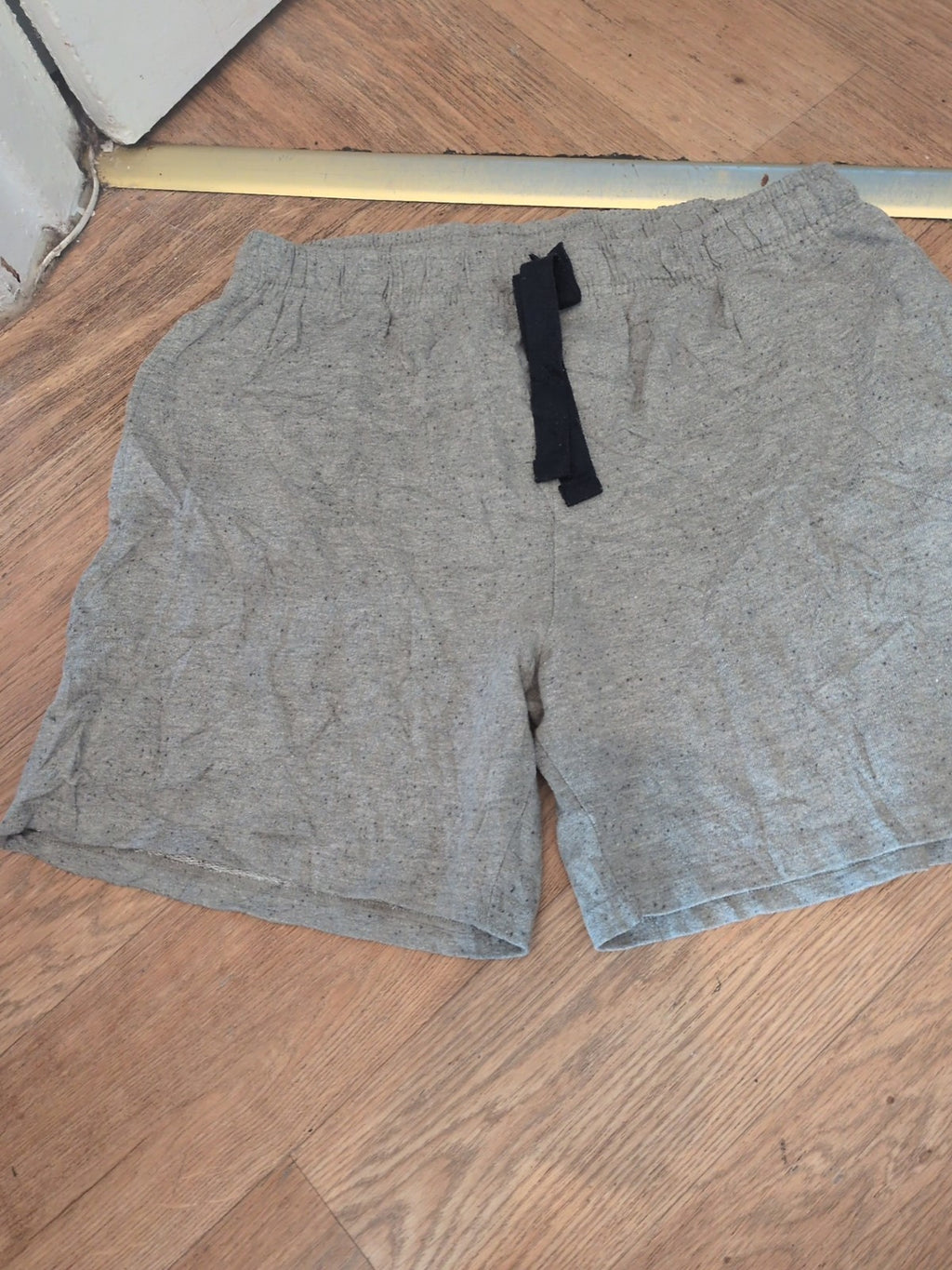 Cedarwood State Large Grey And Navy Fleck Pyjama Shorts