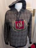 Ladies Primark Size M Black/Red/Red Long Sleeved Pullover Hoodie