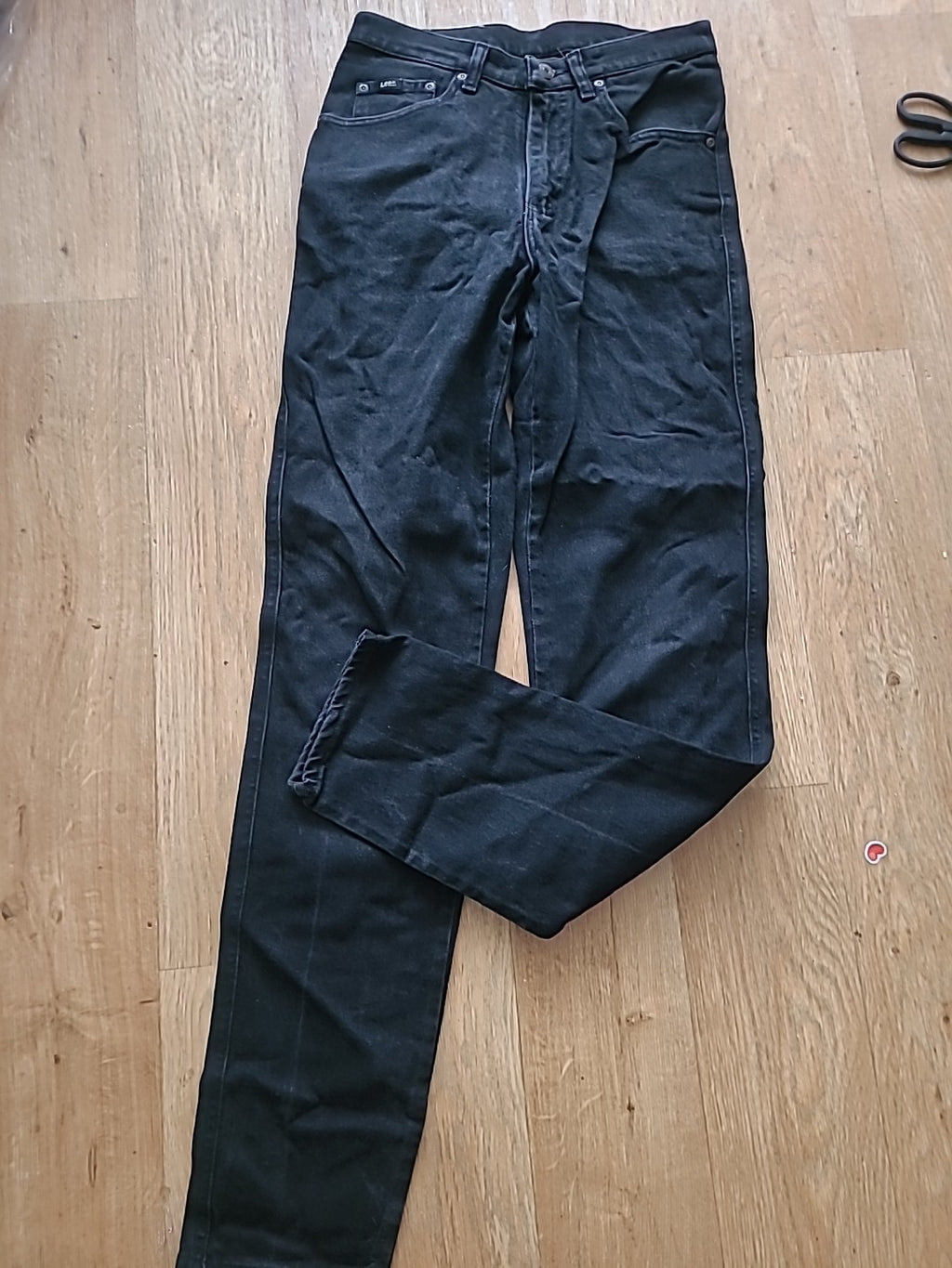 Mens Lee Size 32" Black Long Leg Jeans