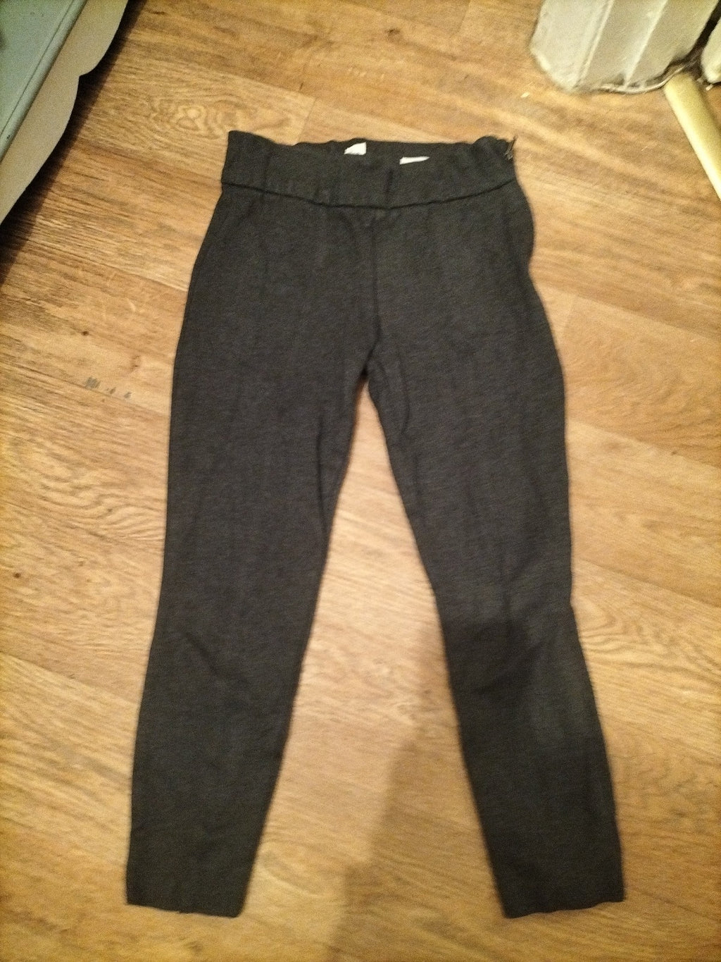 Ladies Gap Size Small Grey Side Zip Legging