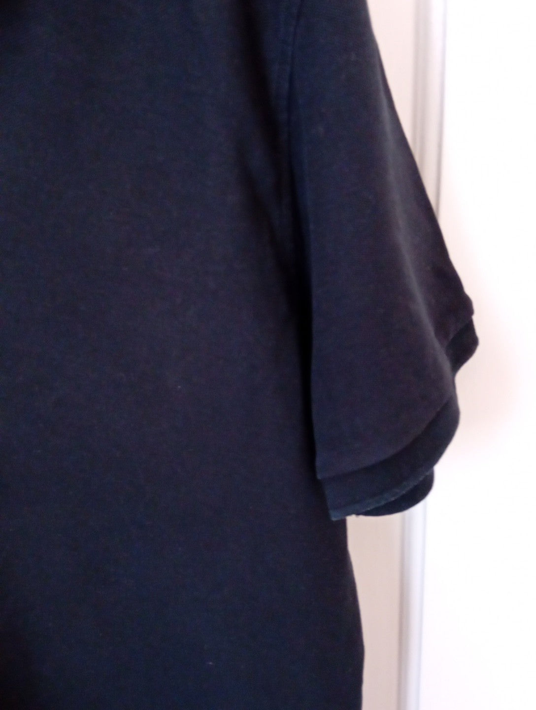 Mens M&S Black Polo Top Size Large