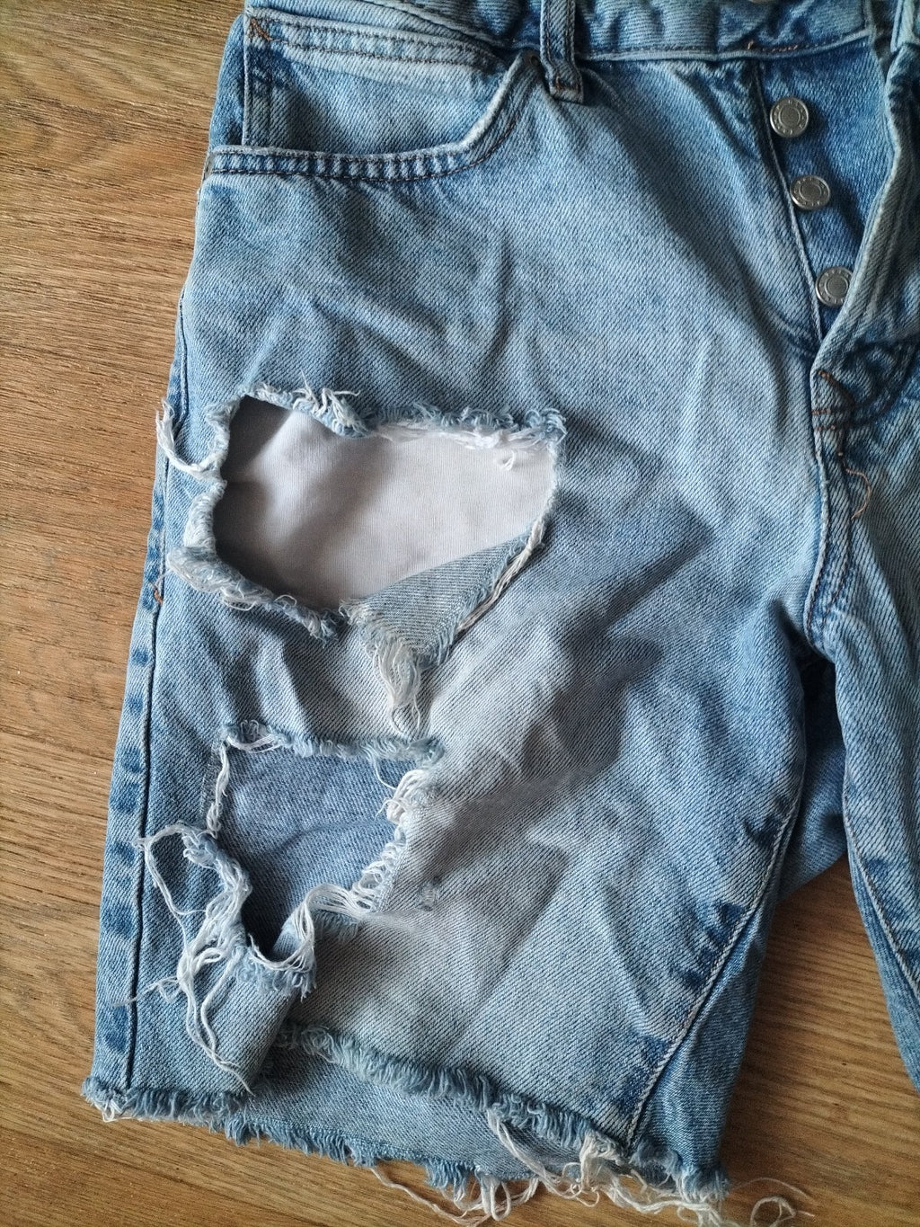 Men's Top Man Size 30w Blue Denim Short