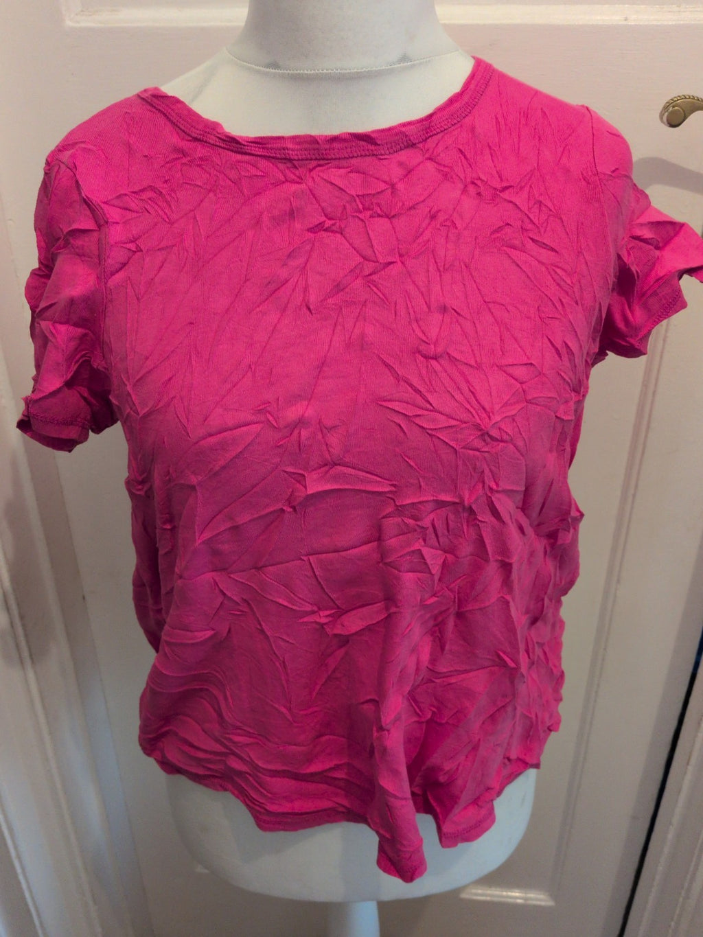 Marks And Spencer 20 Magenta Short Sleeve Tee