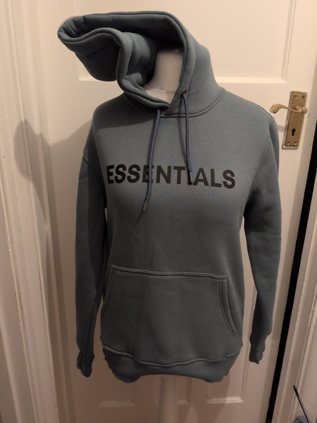 Essentials Small Blue Print Pullover Hoodie