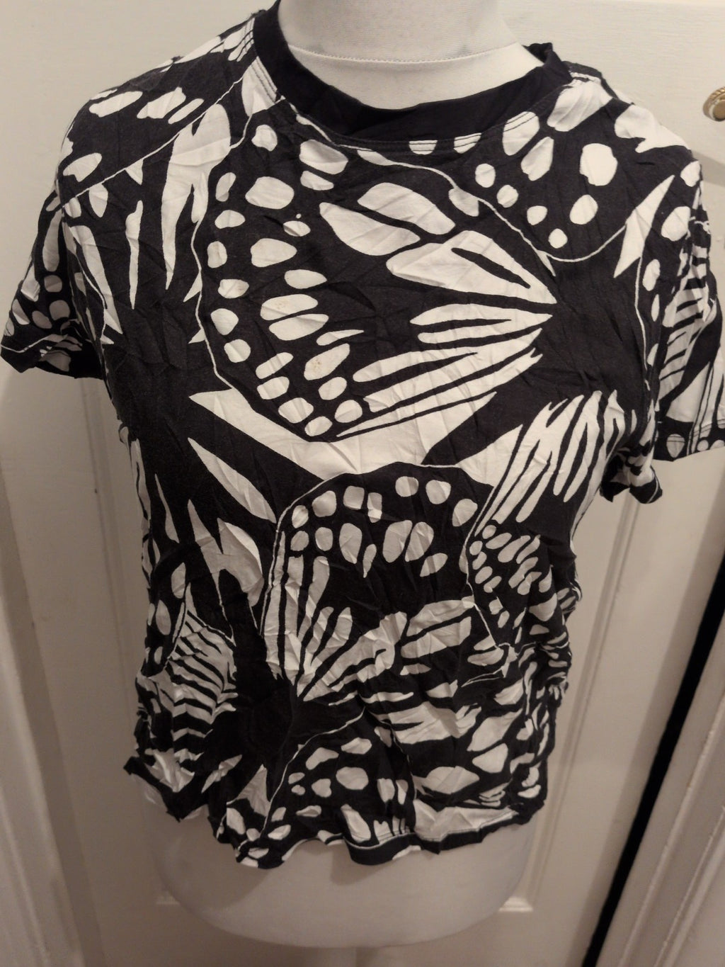 Next 16 White/Black Short Sleeve T-shirt
