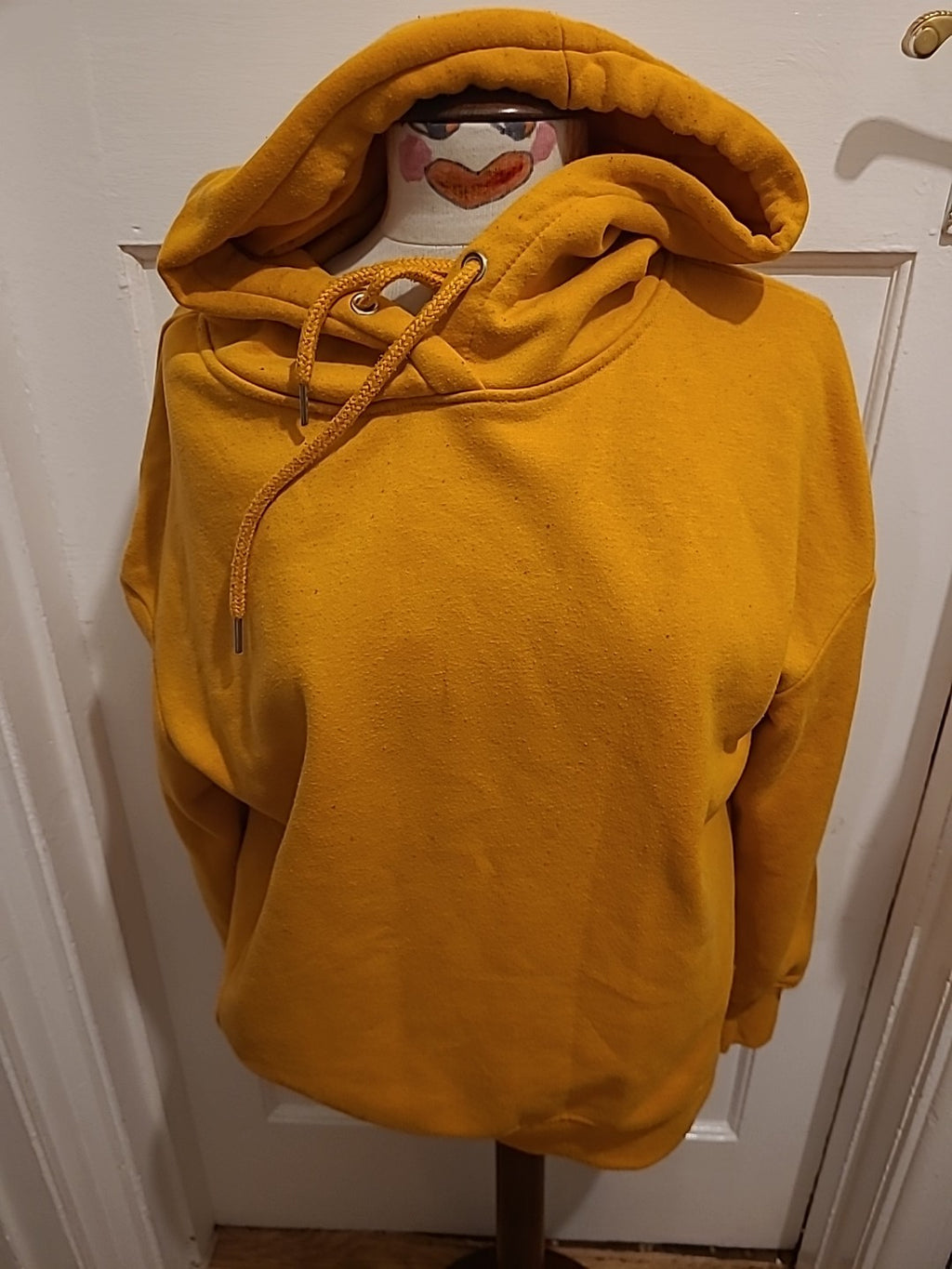 Ladies Primark Size 10 Orange Pullover Hoodie
