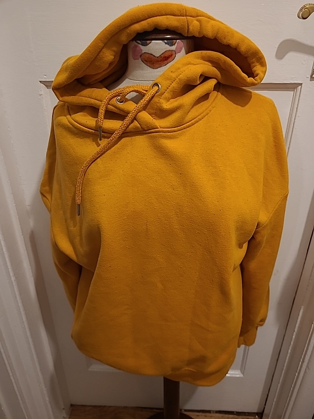 Ladies Primark Size 10 Orange Pullover Hoodie