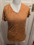 Giveupp Medium Gold Short Sleeve T-shirt