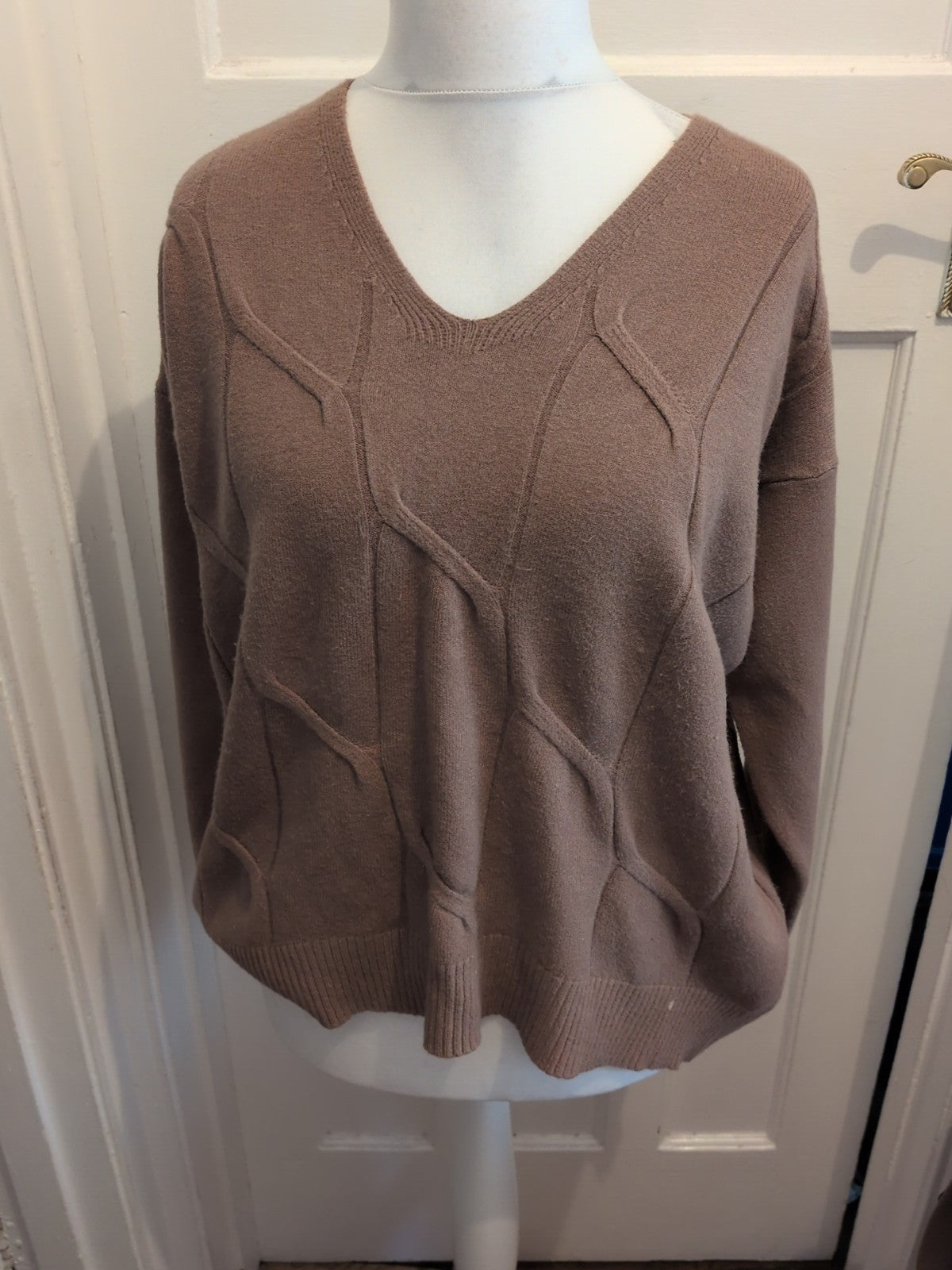 Pm 2xl/3xl Brown Pullover Jumper Soft