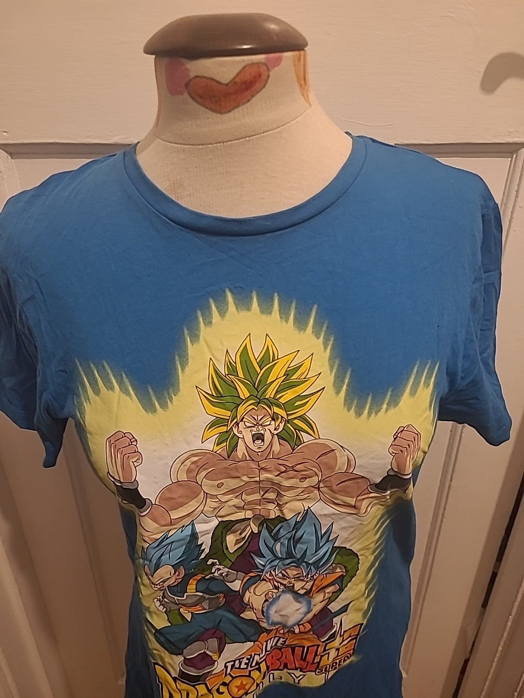 Mens Dragonball Size Small Printed Anime Tshirt