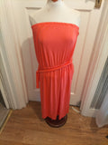 Ladies Tu Size 22 Peach Sleeveless Strapless Dress