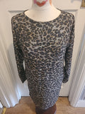 Ladies Marks And Spencer Size 6 Brown/Grey/Black Long Sleeved Nightwear