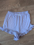 Small Lilac Purple Elasticated Sleep Shorts Pyjama