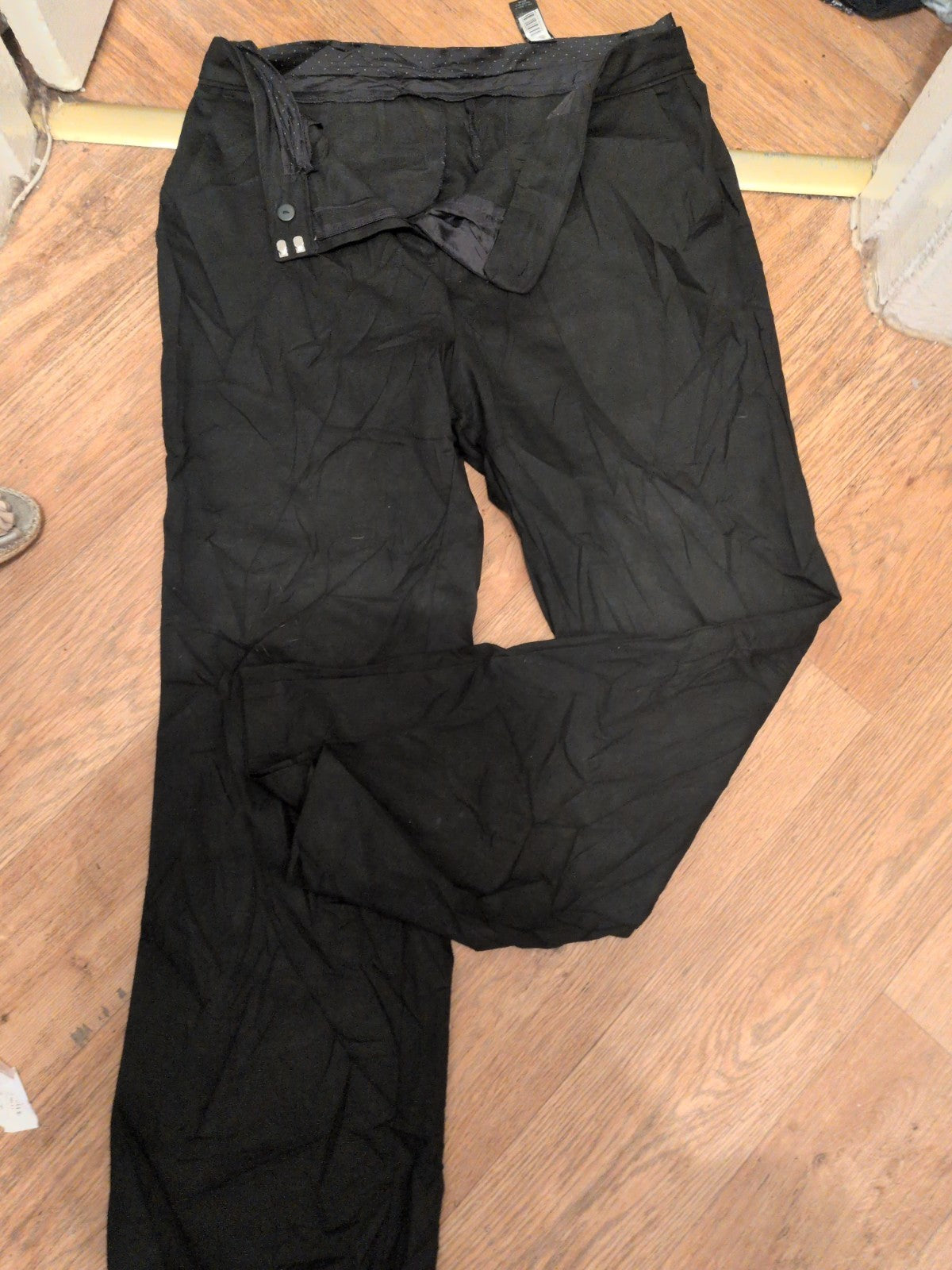 Next Tailoring 16R Black Trousers